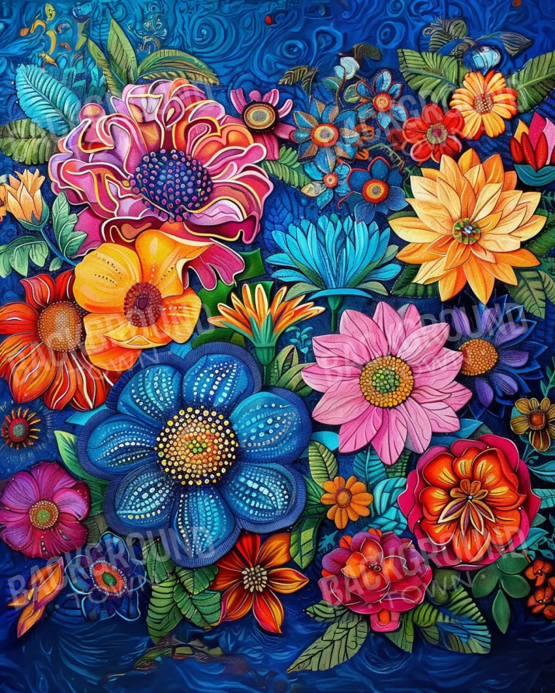 Talavera 8’X10’ Fleece (96 X 120 Inch) Backdrop