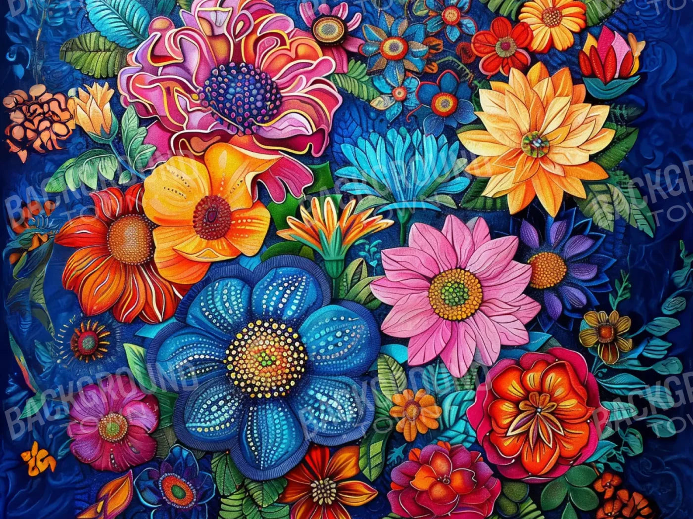 Talavera 8’X6’ Fleece (96 X 72 Inch) Backdrop