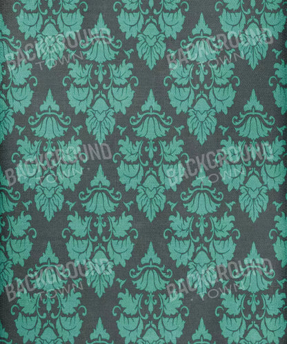 Green Damask Backdrop for Photography