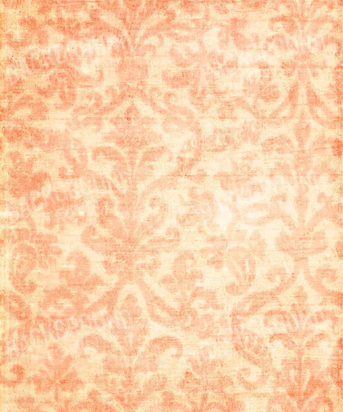 Orange Damask Backdrop for Photography