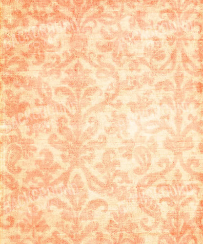 Orange Damask Backdrop for Photography