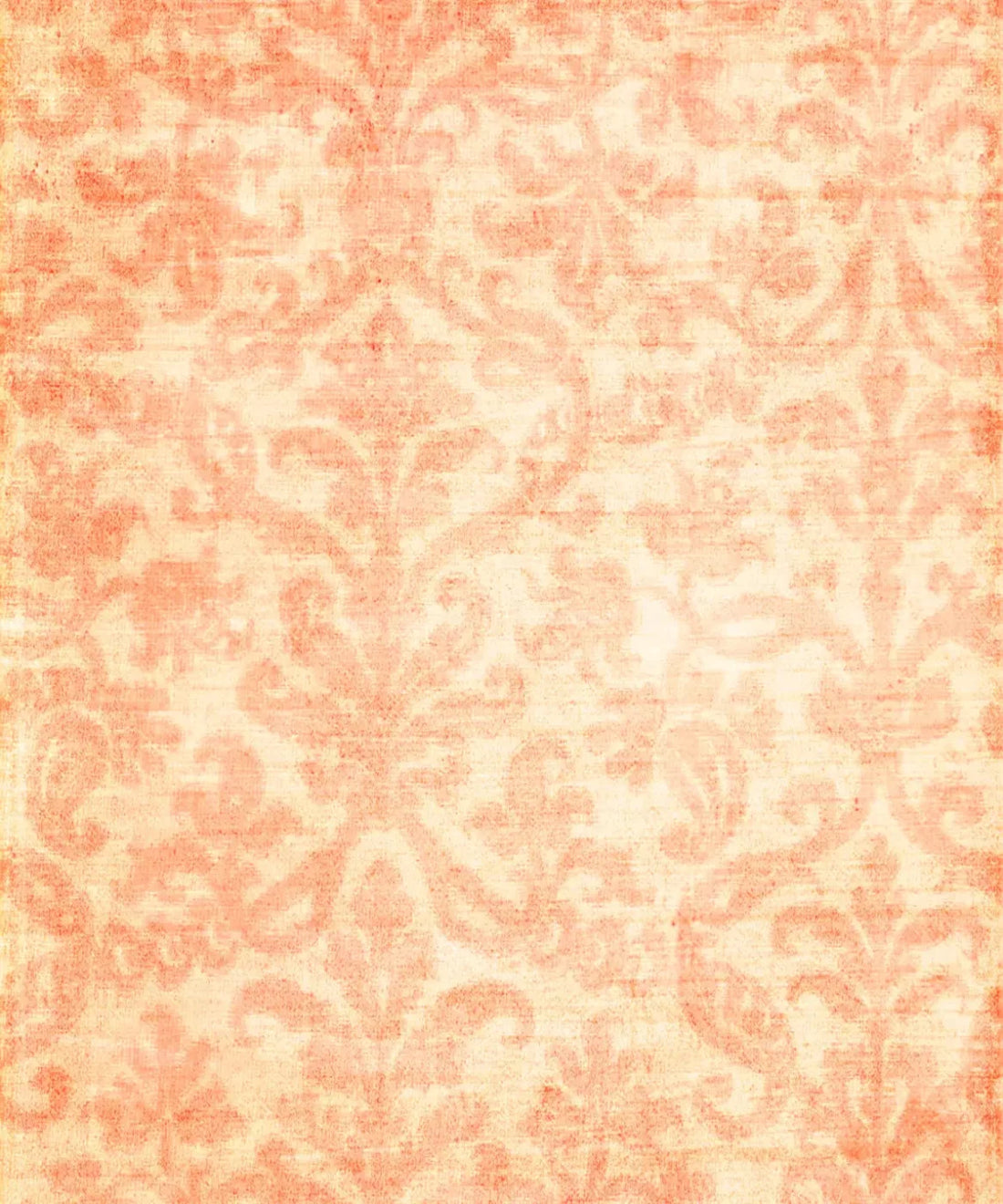 Orange Damask Backdrop for Photography