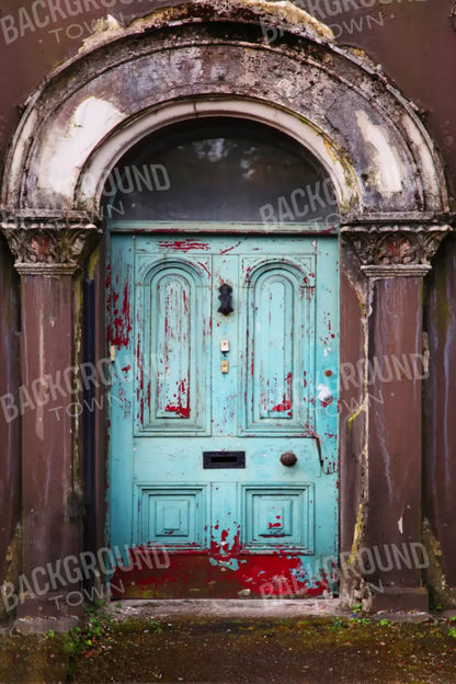 Teal Doorway 5’X8’ Ultracloth (60 X 96 Inch) Backdrop