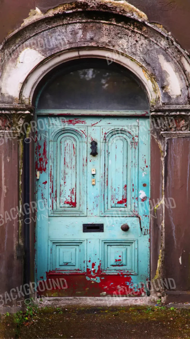 Teal Doorway 8’X14’ Ultracloth (96 X 168 Inch) Backdrop