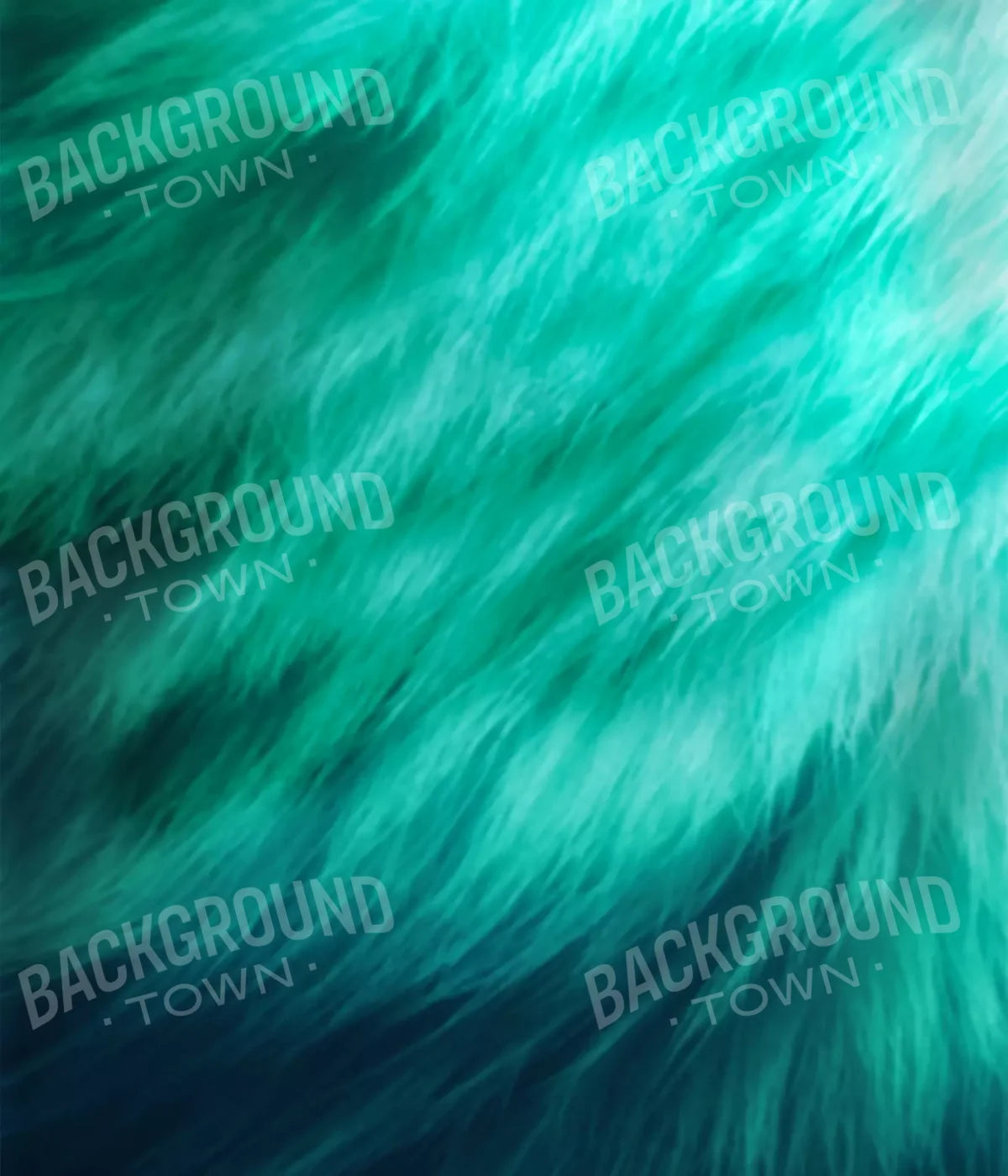 Teal Fur 10’X12’ Ultracloth (120 X 144 Inch) Backdrop