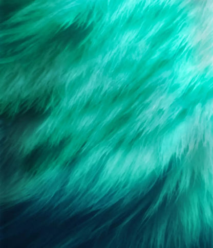 Teal Fur 10’X12’ Ultracloth (120 X 144 Inch) Backdrop