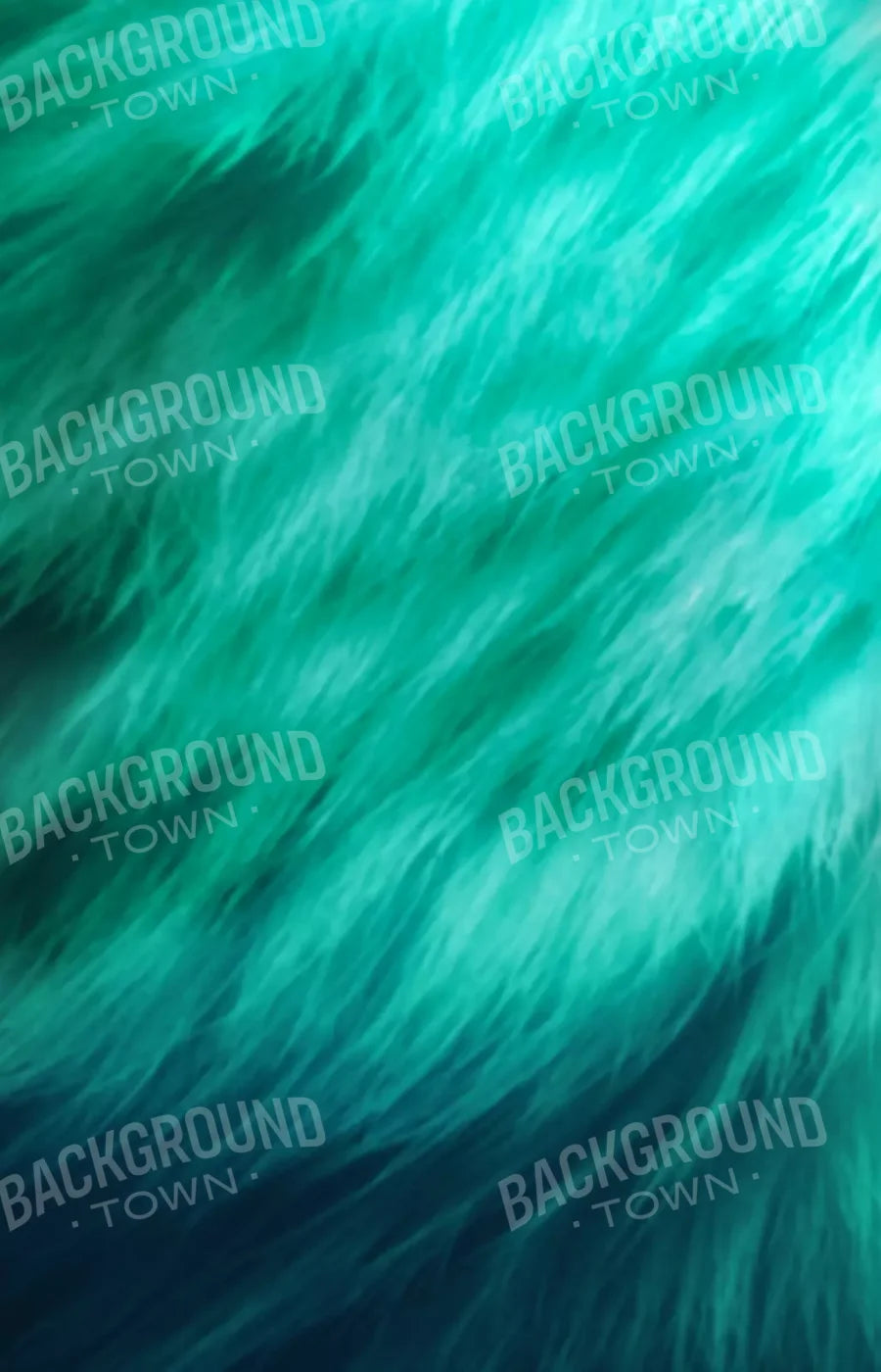 Teal Fur 8’X12’ Ultracloth (96 X 144 Inch) Backdrop