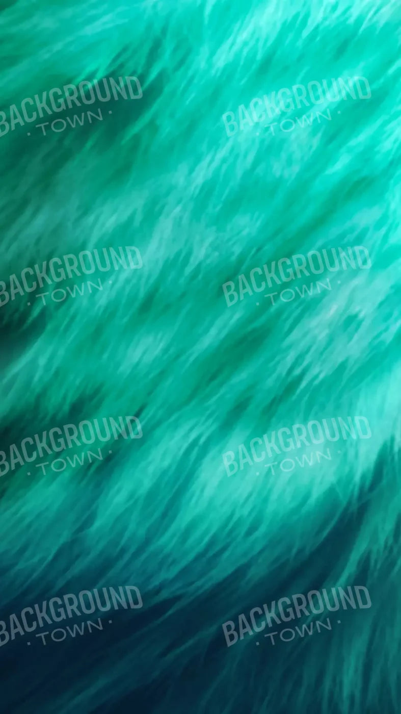 Teal Fur 8’X14’ Ultracloth (96 X 168 Inch) Backdrop