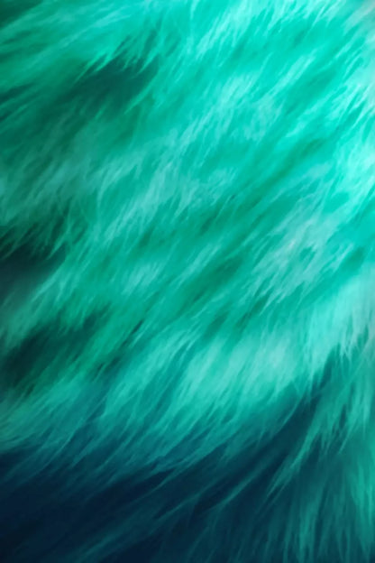 Teal Fur Backdrop