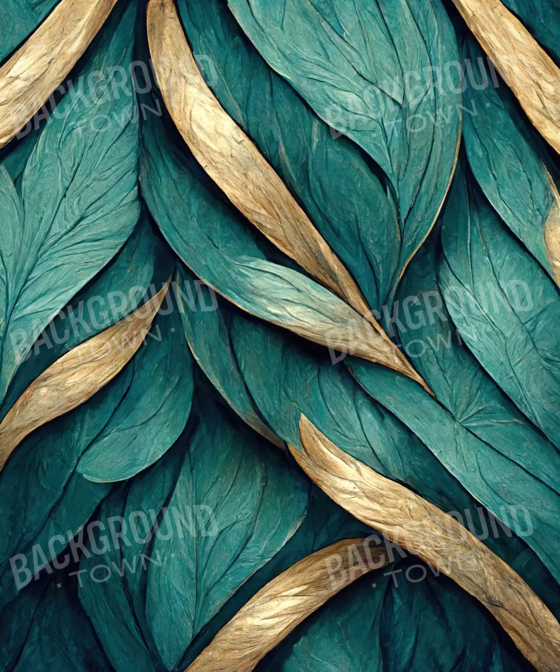 Green Pattern Backdrop for Photography