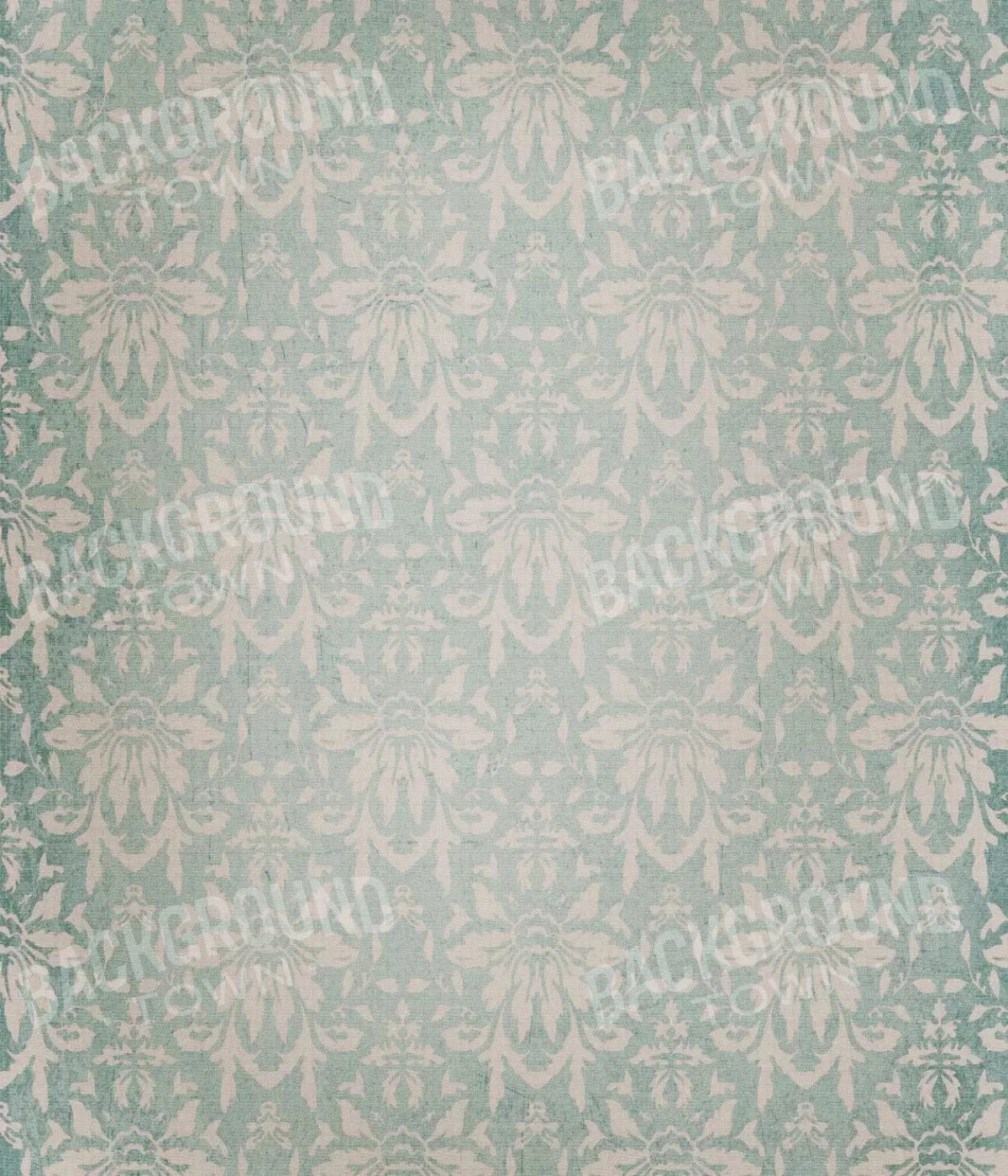 Teal Love9 10X12 Ultracloth ( 120 X 144 Inch ) Backdrop