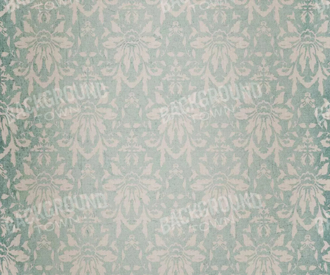 Teal Love9 5X42 Fleece ( 60 X 50 Inch ) Backdrop