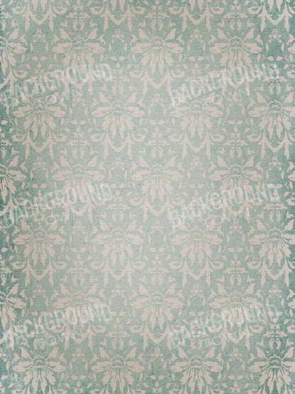 Teal Love9 5X68 Fleece ( 60 X 80 Inch ) Backdrop