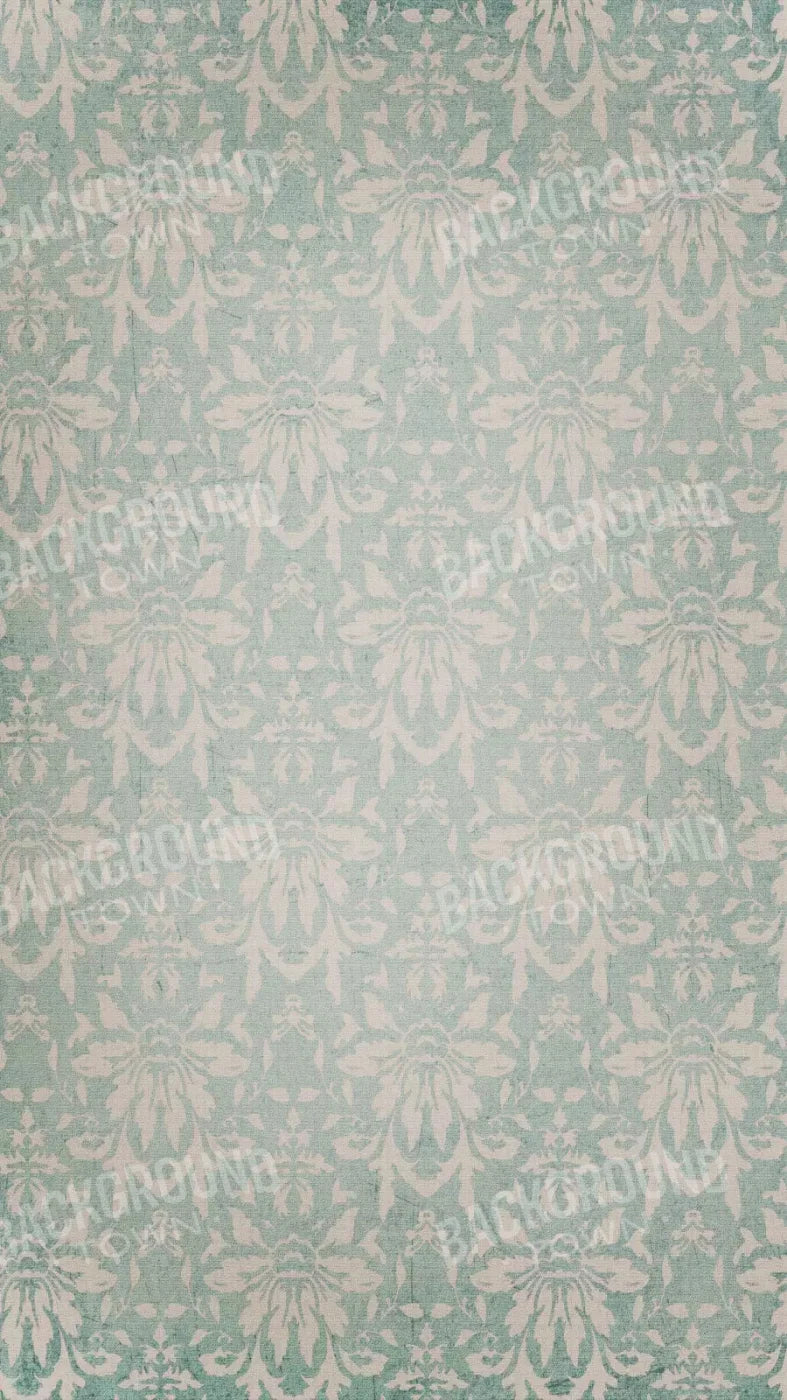 Teal Love9 8X14 Ultracloth ( 96 X 168 Inch ) Backdrop