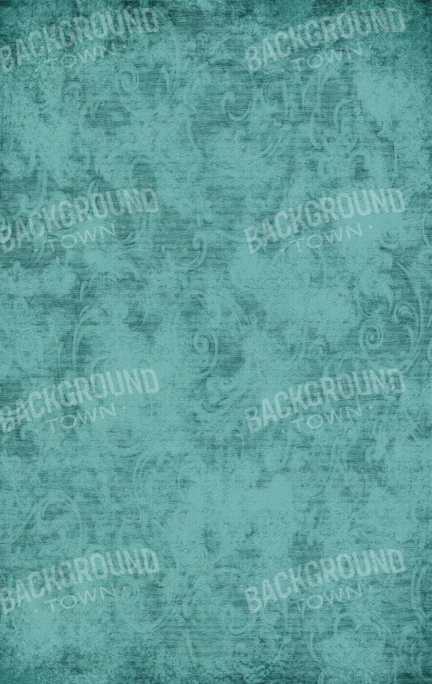 Teal Love3 10X16 Ultracloth ( 120 X 192 Inch ) Backdrop