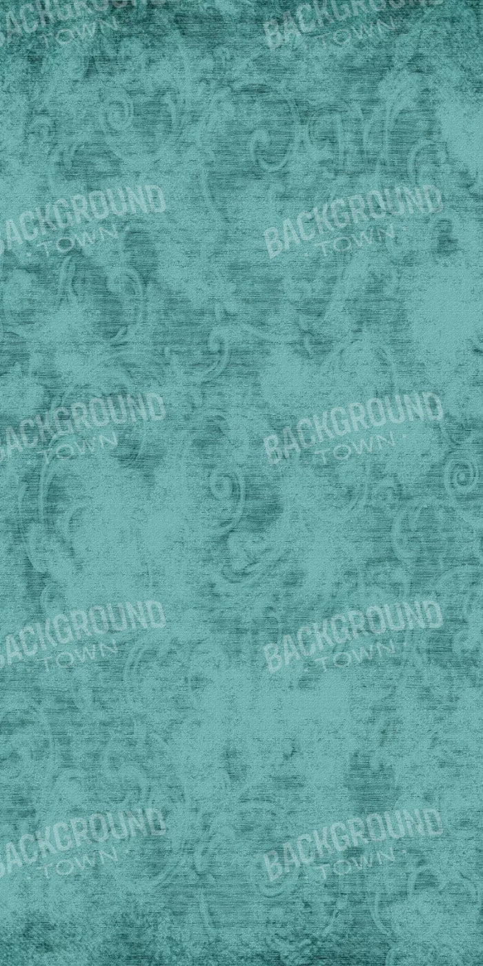 Teal Love3 10X20 Ultracloth ( 120 X 240 Inch ) Backdrop