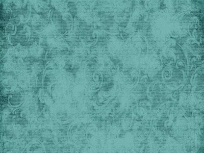 Teal Love3 10X8 Fleece ( 120 X 96 Inch ) Backdrop