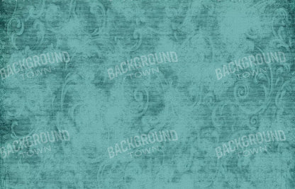 Teal Love3 12X8 Ultracloth ( 144 X 96 Inch ) Backdrop