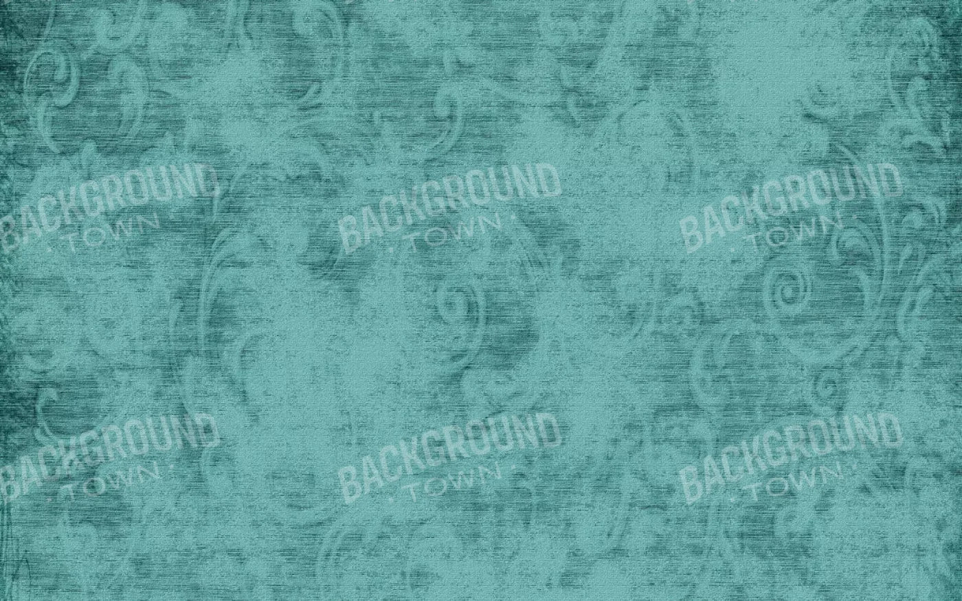 Teal Love3 14X9 Ultracloth ( 168 X 108 Inch ) Backdrop