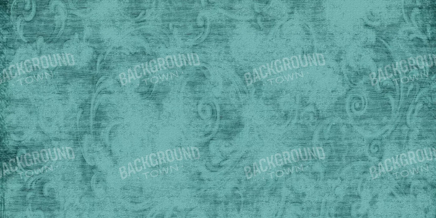 Teal Love3 20X10 Ultracloth ( 240 X 120 Inch ) Backdrop