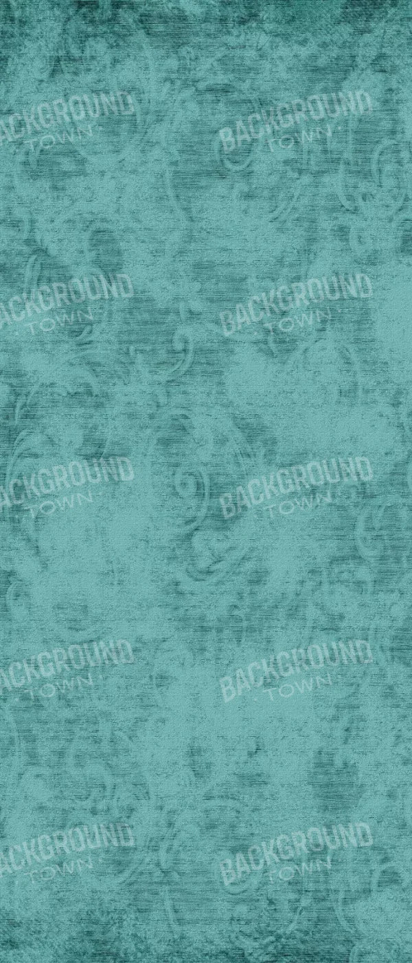 Teal Love3 5X12 Ultracloth For Westcott X-Drop ( 60 X 144 Inch ) Backdrop