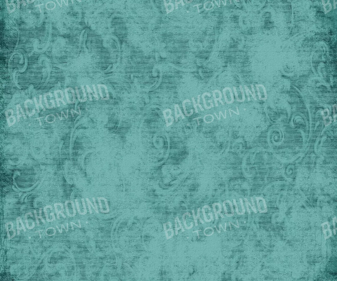 Teal Love3 5X42 Fleece ( 60 X 50 Inch ) Backdrop