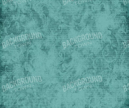 Teal Love3 5X42 Fleece ( 60 X 50 Inch ) Backdrop