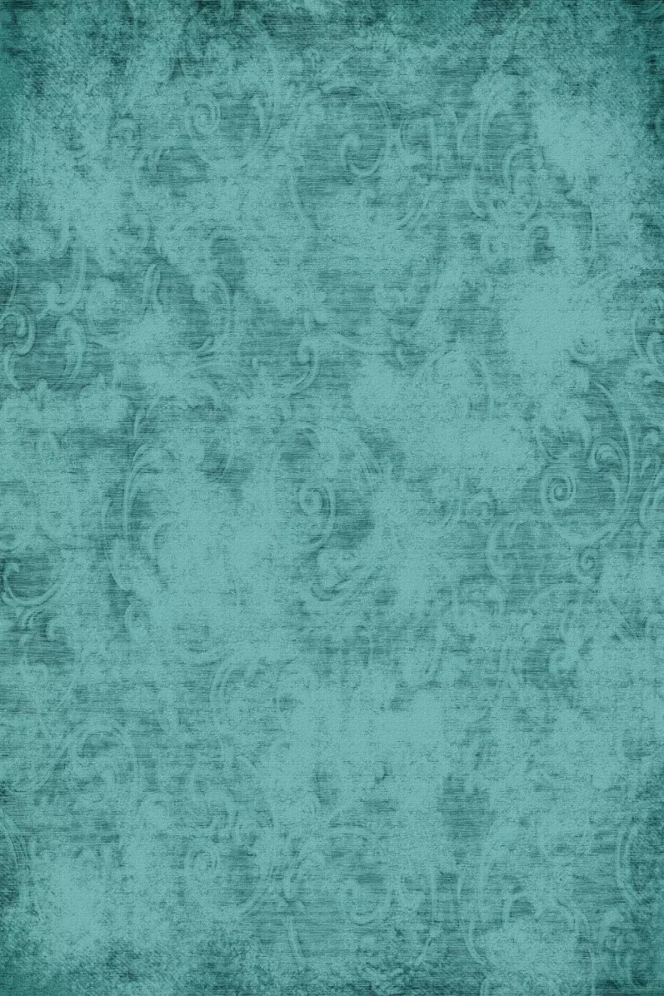 Teal Love3 5X8 Ultracloth ( 60 X 96 Inch ) Backdrop