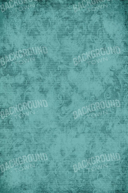 Teal Love3 5X8 Ultracloth ( 60 X 96 Inch ) Backdrop