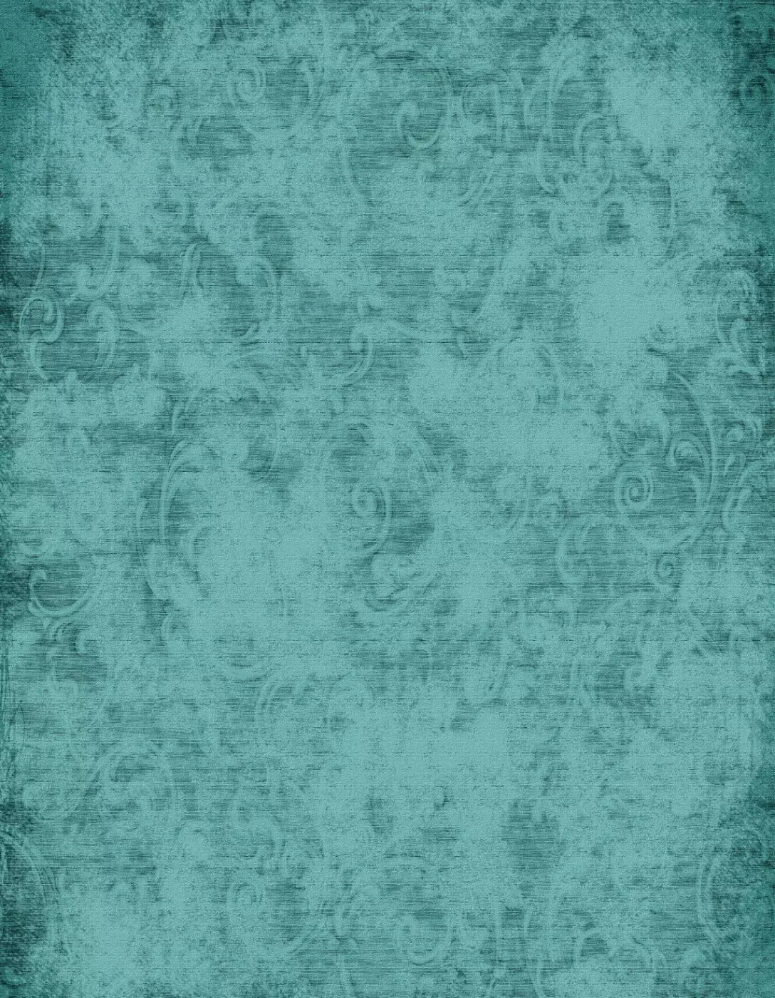 Teal Love3 6X8 Fleece ( 72 X 96 Inch ) Backdrop