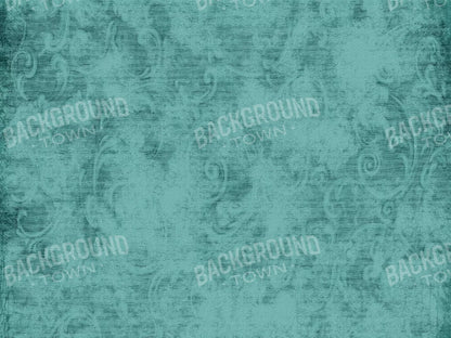 Teal Love3 7X5 Ultracloth ( 84 X 60 Inch ) Backdrop