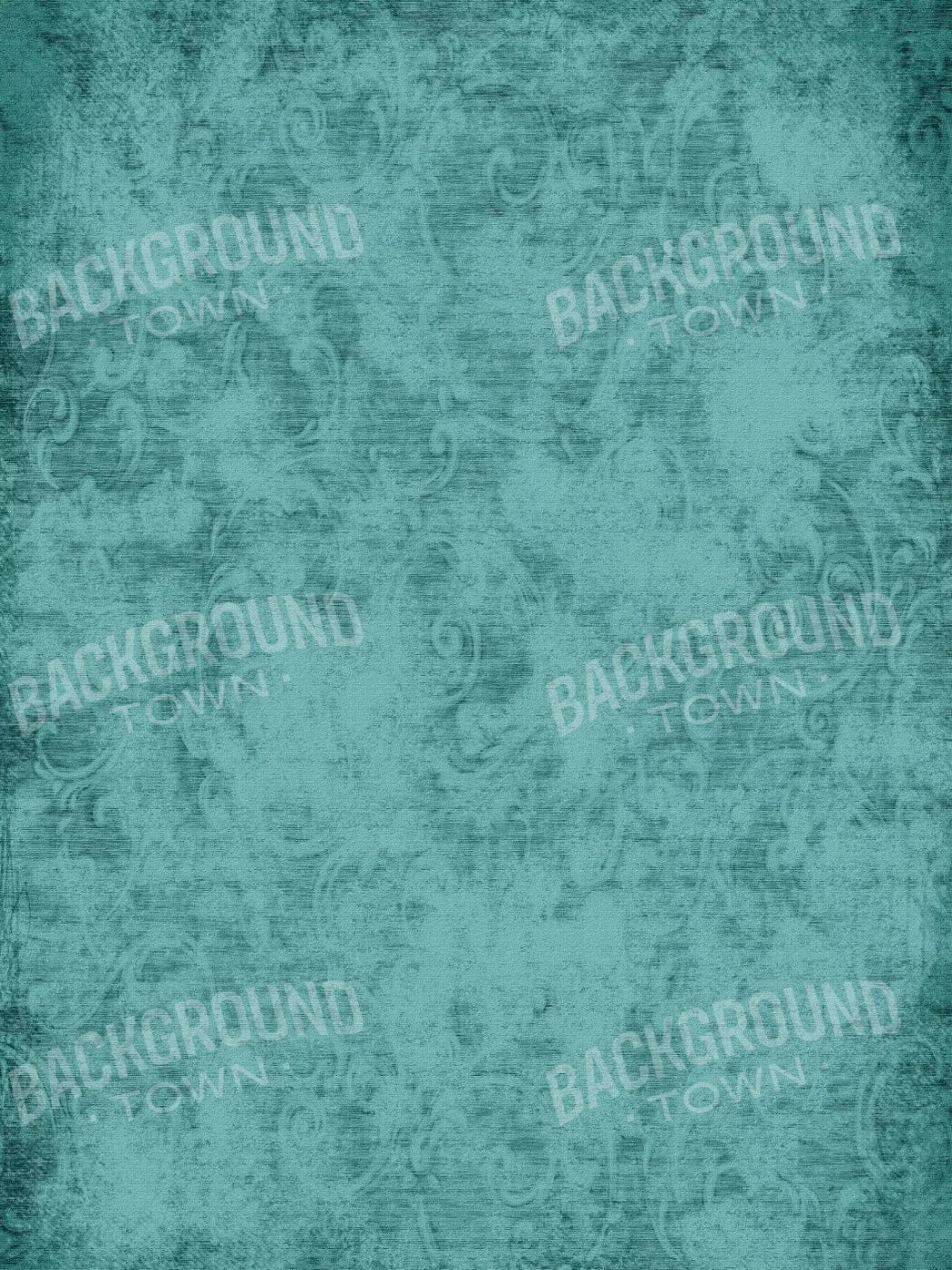 Teal Love3 8X10 Fleece ( 96 X 120 Inch ) Backdrop