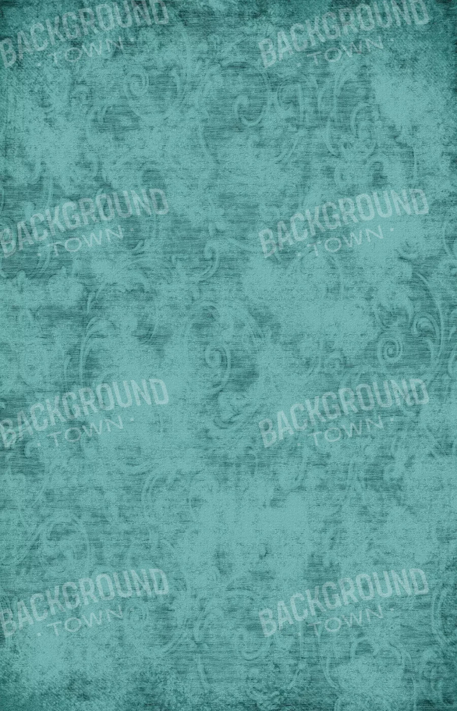 Teal Love3 8X12 Ultracloth ( 96 X 144 Inch ) Backdrop