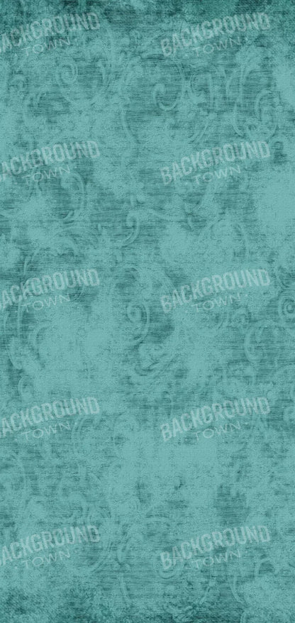 Teal Love3 8X16 Ultracloth ( 96 X 192 Inch ) Backdrop