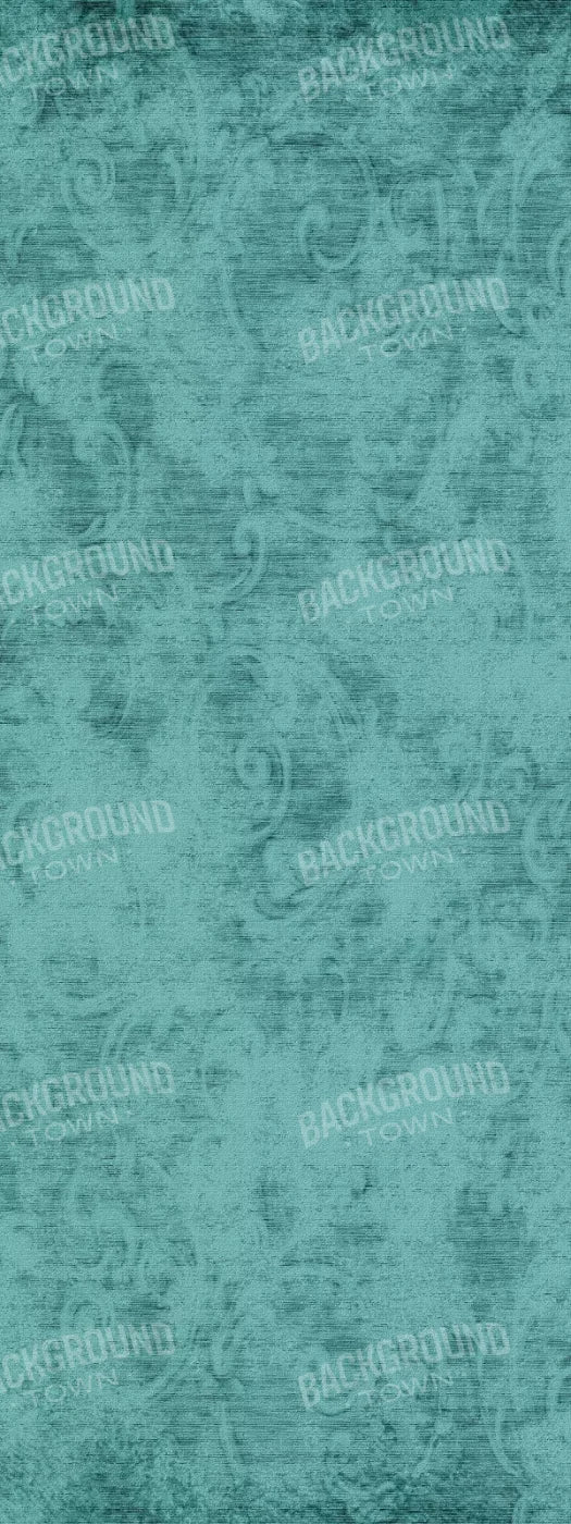 Teal Love3 8X20 Ultracloth ( 96 X 240 Inch ) Backdrop