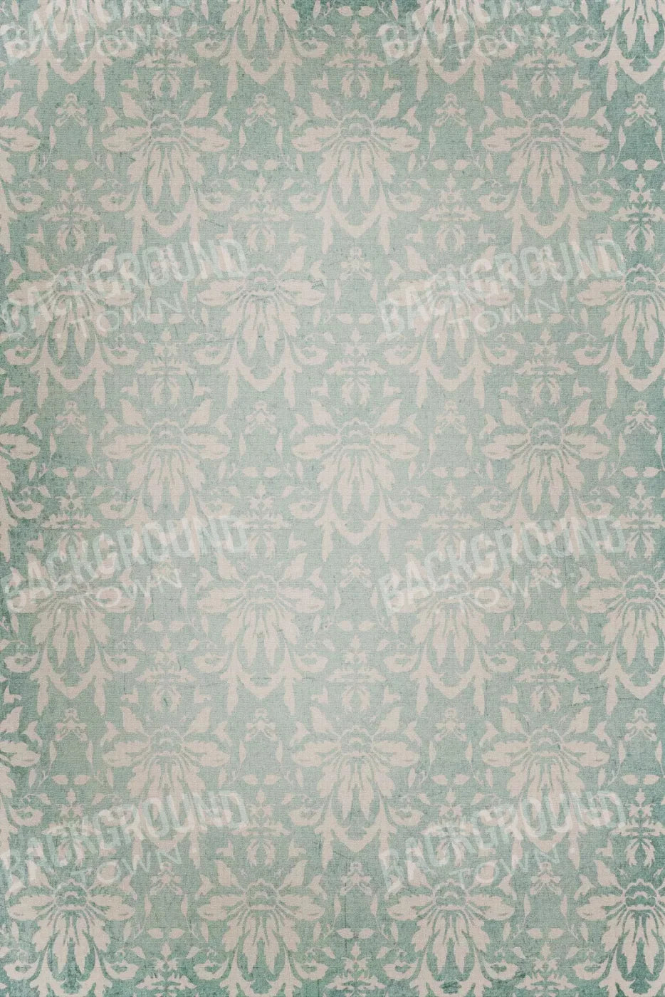 Teal Love9 5X8 Ultracloth ( 60 X 96 Inch ) Backdrop