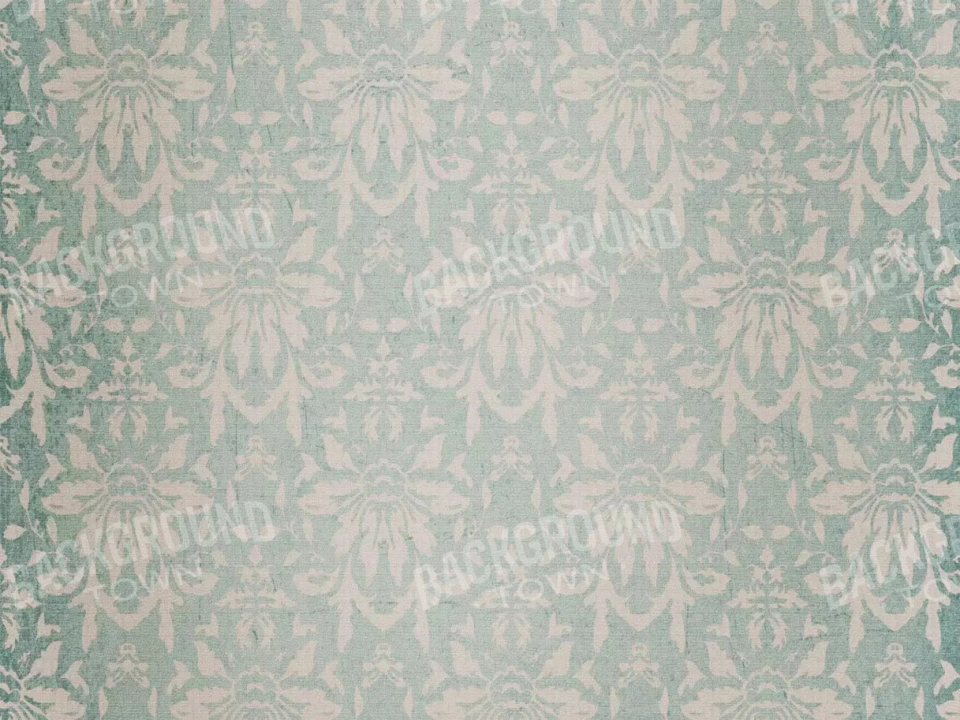 Teal Love9 68X5 Fleece ( 80 X 60 Inch ) Backdrop
