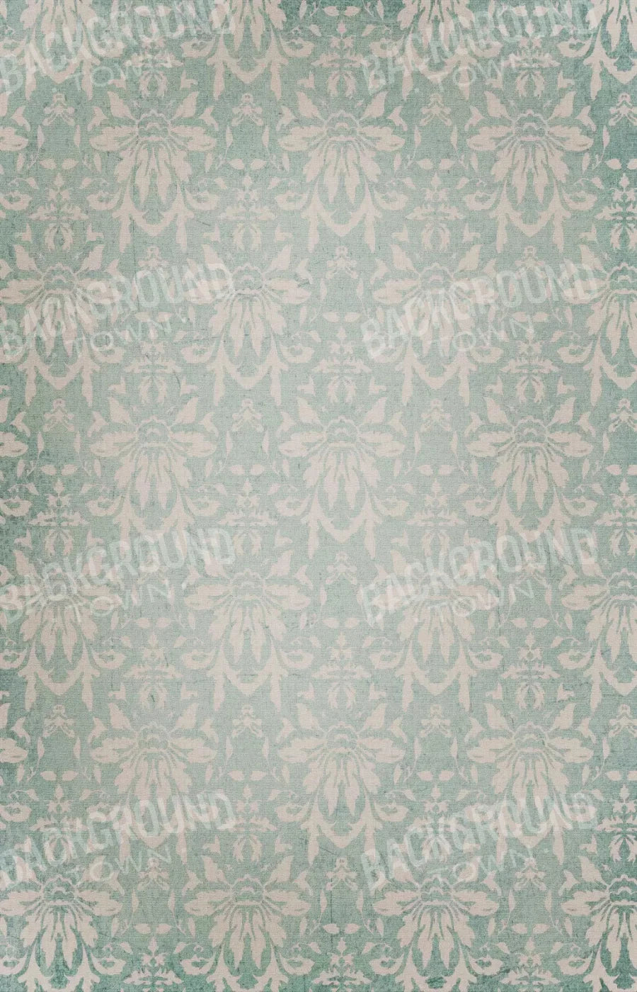 Teal Love9 8X12 Ultracloth ( 96 X 144 Inch ) Backdrop