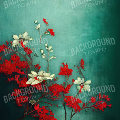 Teal Me Red 10’X10’ Ultracloth (120 X Inch) Backdrop