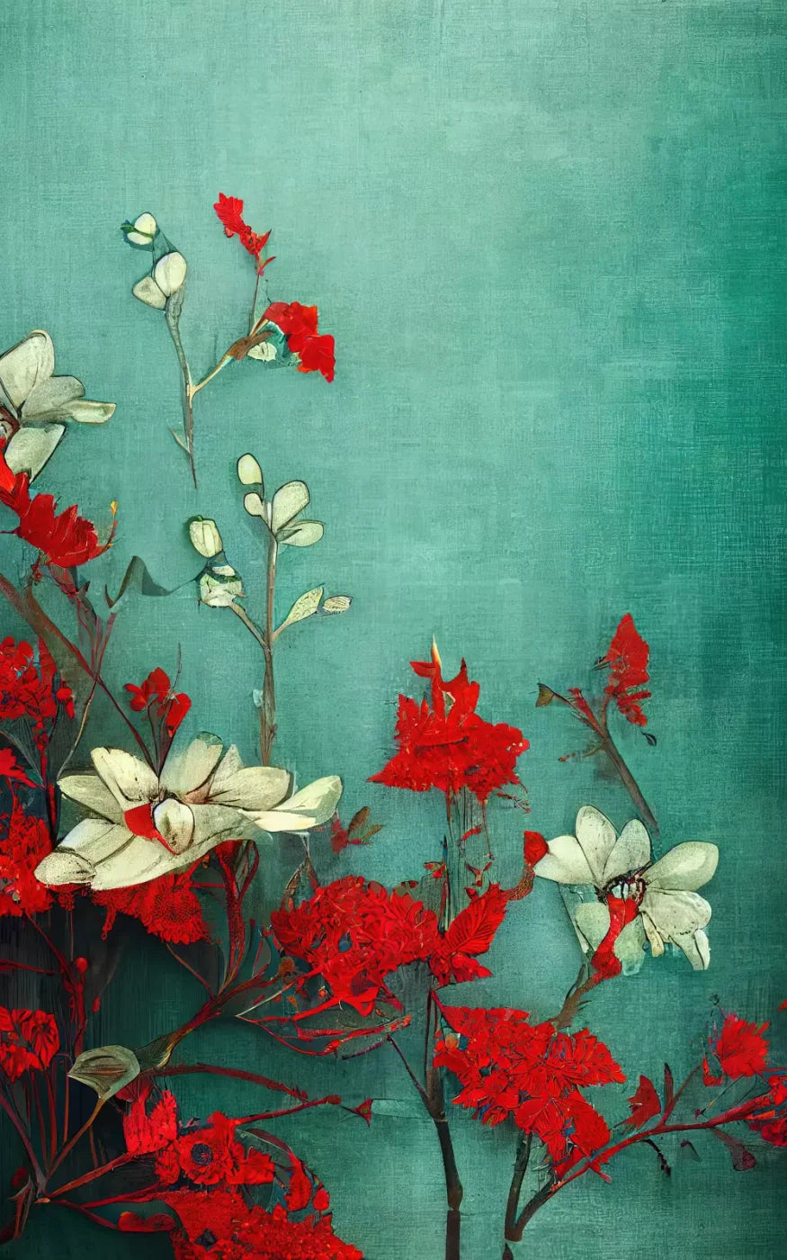 Teal Me Red 9’X14’ Ultracloth (108 X 168 Inch) Backdrop