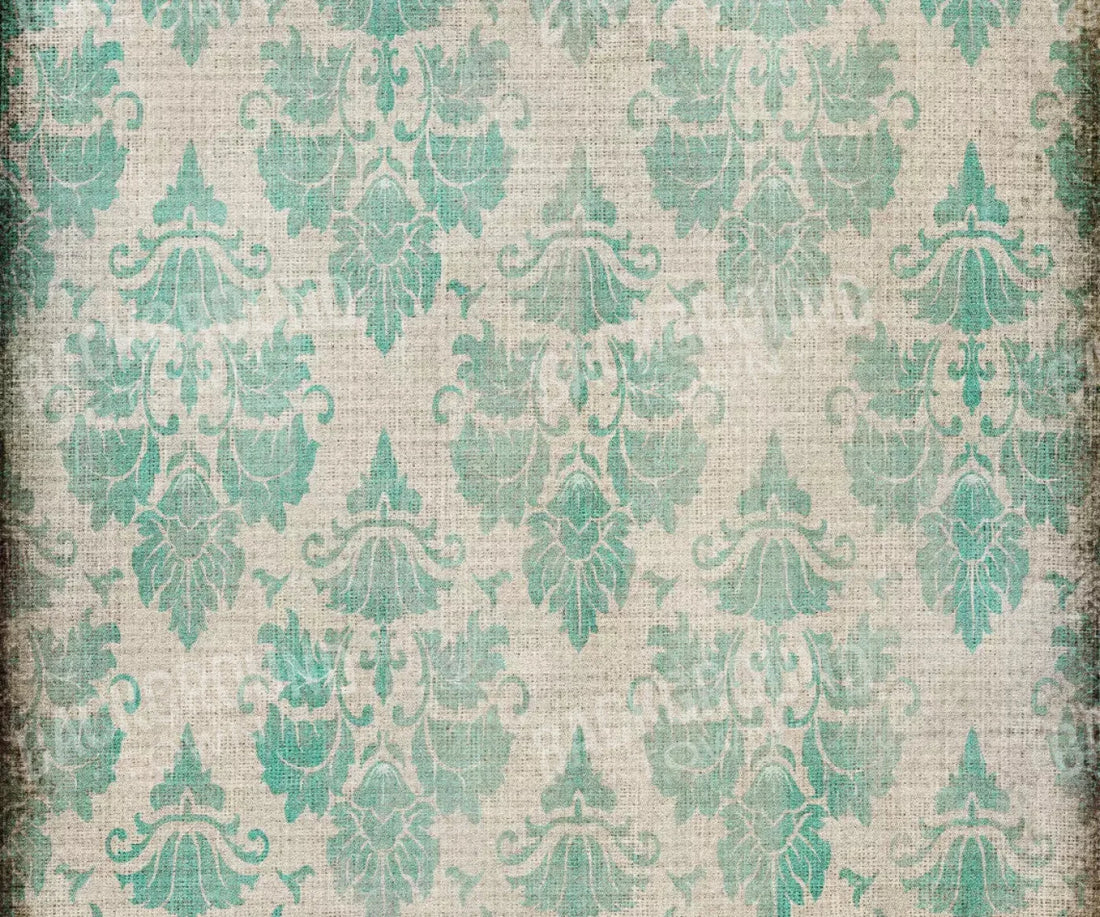 Teal Romance 5X42 Fleece ( 60 X 50 Inch ) Backdrop