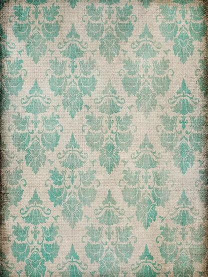 Teal Romance 5X68 Fleece ( 60 X 80 Inch ) Backdrop