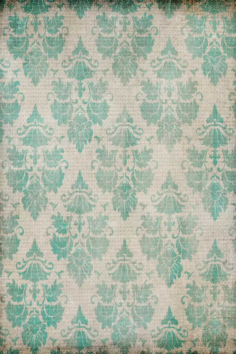 Teal Romance 5X8 Ultracloth ( 60 X 96 Inch ) Backdrop