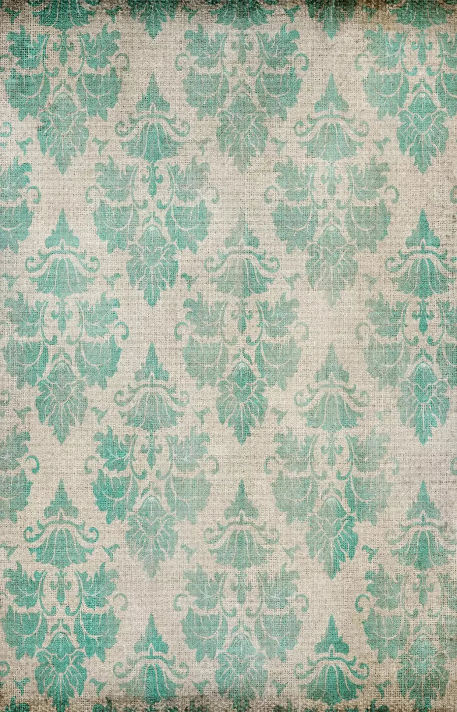 Teal Romance 8X12 Ultracloth ( 96 X 144 Inch ) Backdrop