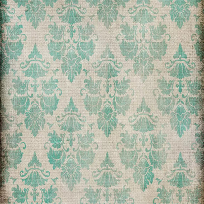 Teal Romance 8X8 Fleece ( 96 X Inch ) Backdrop