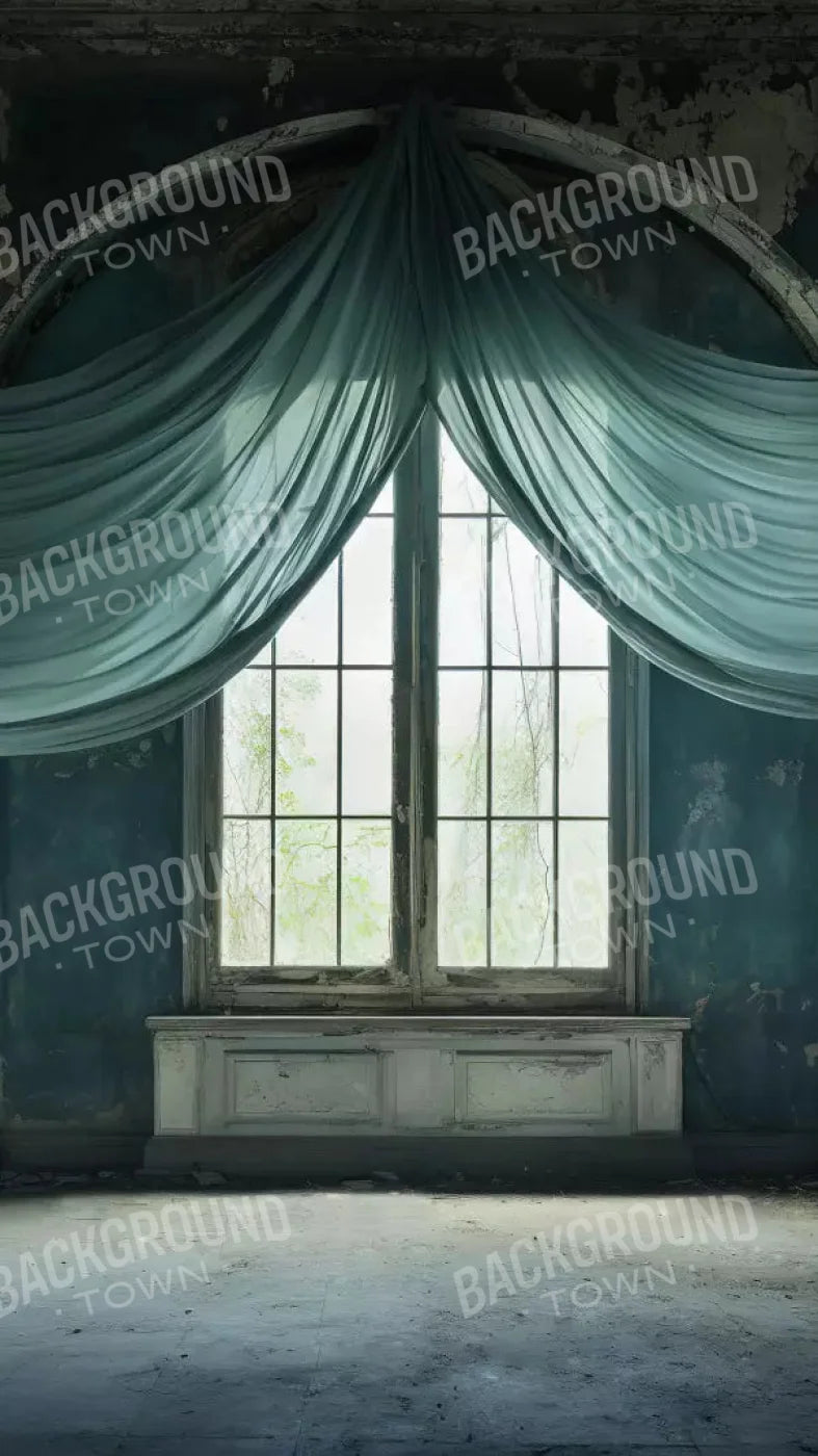 Teal Room 8X14 Ultracloth ( 96 X 168 Inch ) Backdrop