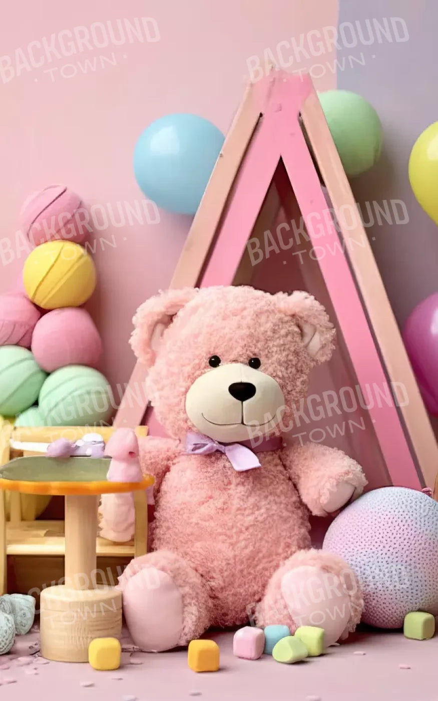 Teddy Bear Picnic 1 10’X16’ Ultracloth (120 X 192 Inch) Backdrop