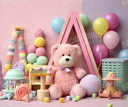 Teddy Bear Picnic 1 12’X10’ Ultracloth (144 X 120 Inch) Backdrop