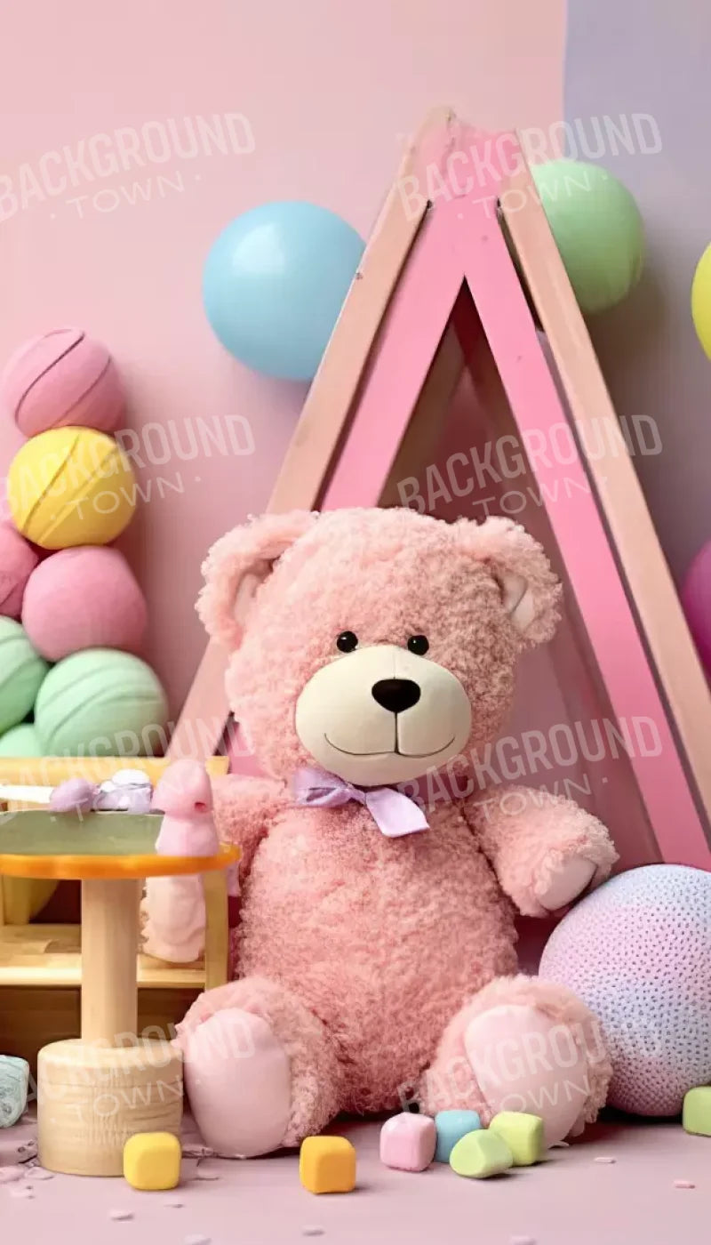 Teddy Bear Picnic 1 8’X14’ Ultracloth (96 X 168 Inch) Backdrop
