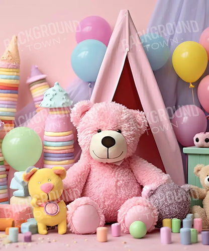 Teddy Bear Picnic 2 10’X12’ Ultracloth (120 X 144 Inch) Backdrop